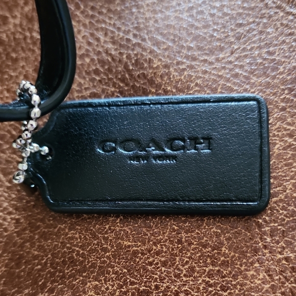 Coach Black and Gray Signature Shoulder Bag - Picture 7 of 7
